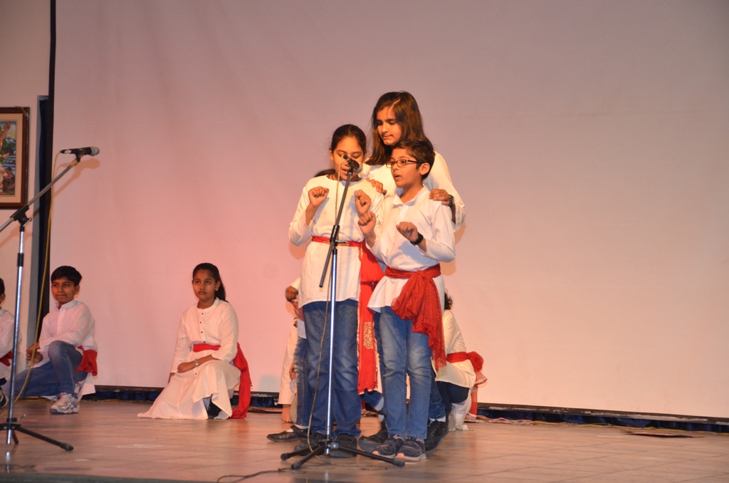 Grade V class show held at Sanskar School